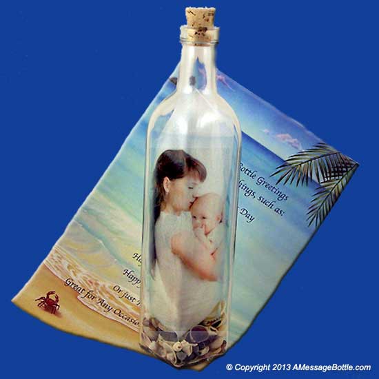 Photo Glass Message Bottle sample1
