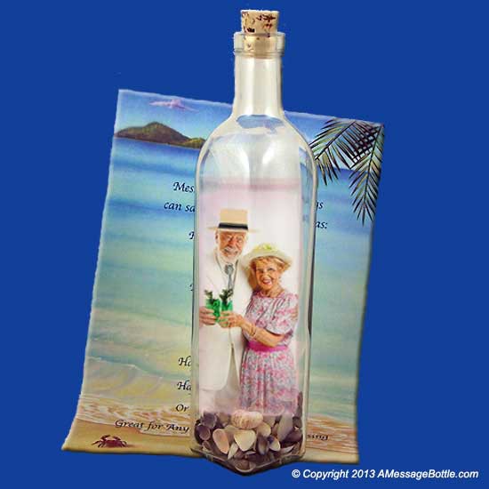 Photo Glass Message Bottle sample2