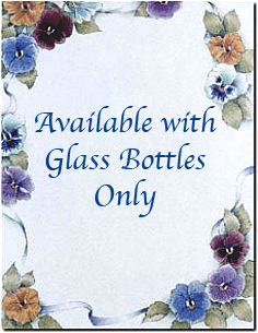 Pretty Pansies personalized greeting scroll