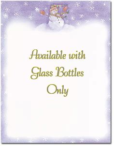 Message in a Bottle Snowman Scroll