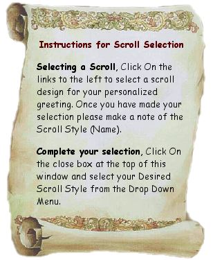 Message in a Bottle scroll instructions