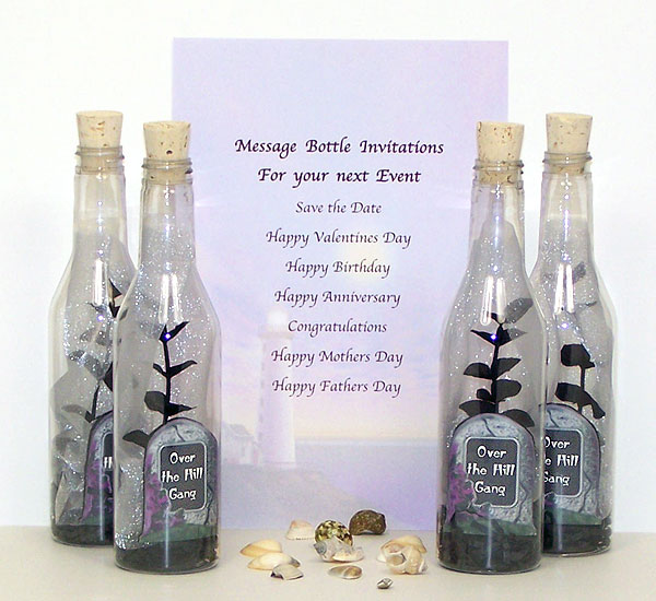 Message in a Bottle Romantic Gift Ideas Wedding Invitations Gifts